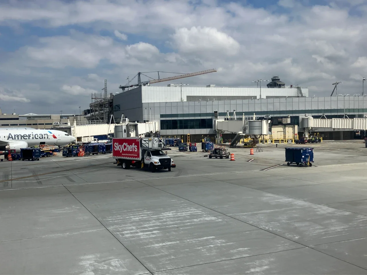 Taxiing at LAX on the A321T