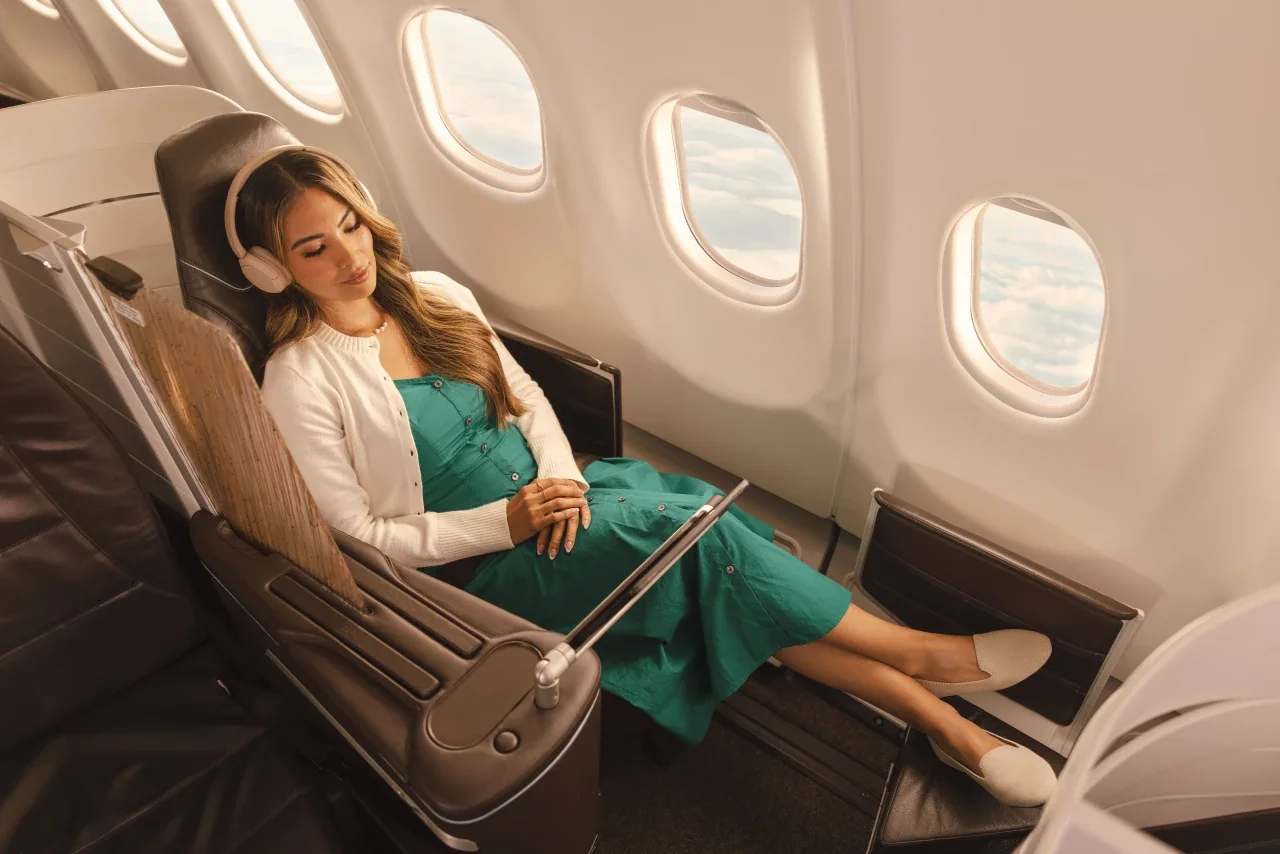 Hawaiian Airlines A330 cabin onboard photoshoot