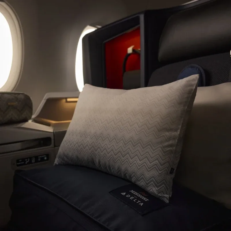Delta One Missoni cuddle pillow