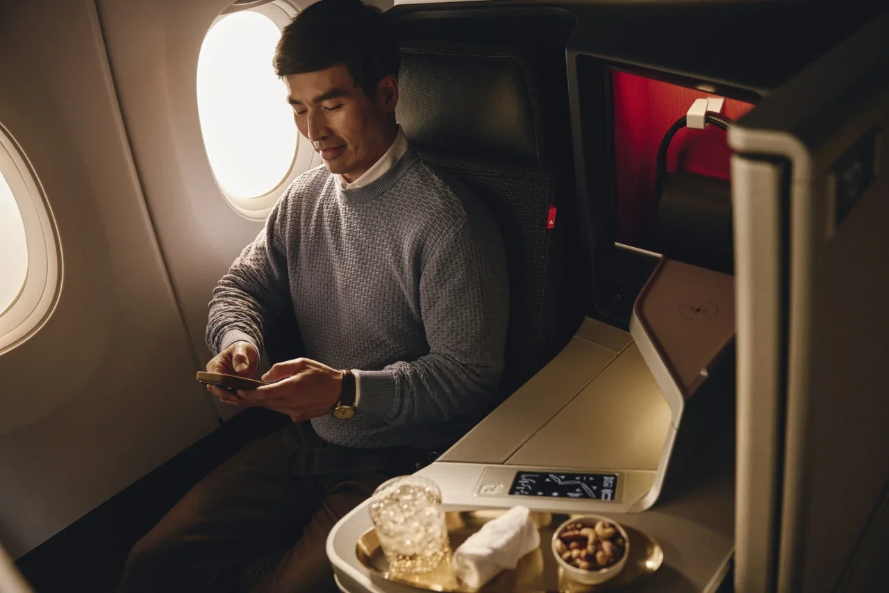 Delta One refreshed onboard dining and hospitality presentation