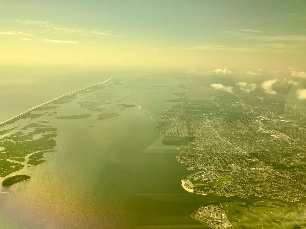 AA 235 FCO–JFK new york descent