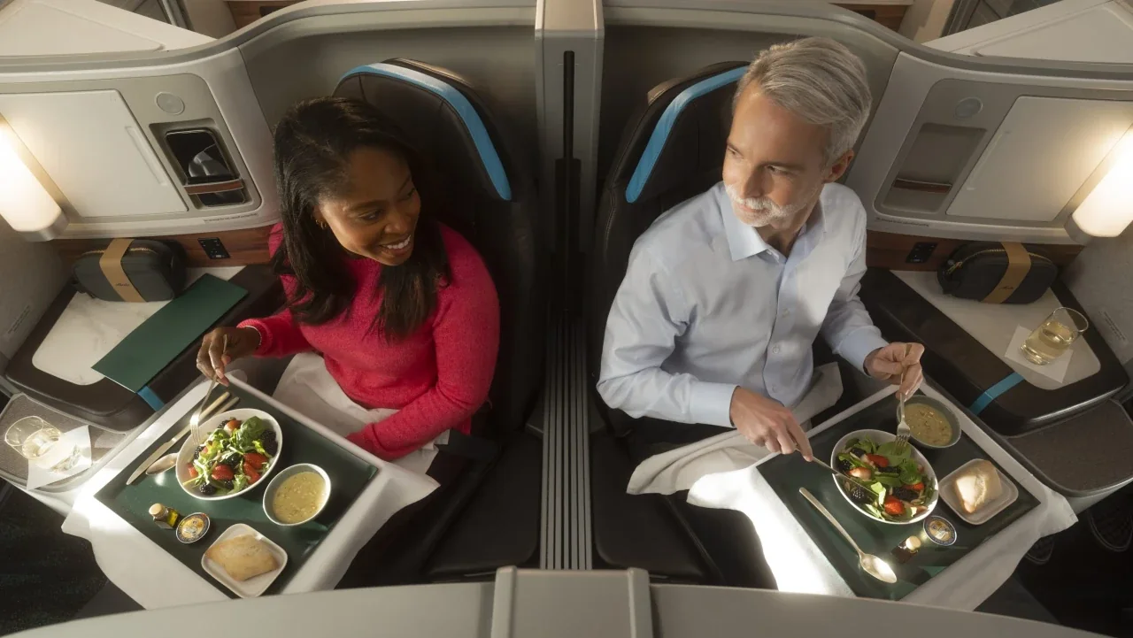 Alaska Airlines 787 premium cabin suites