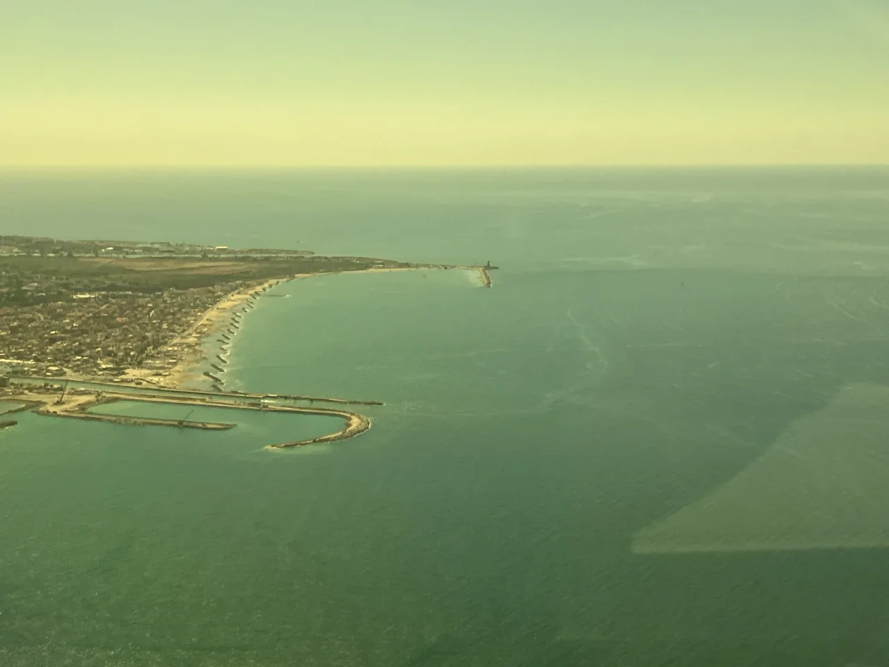 AA 235 FCO–JFK mediterranean coast