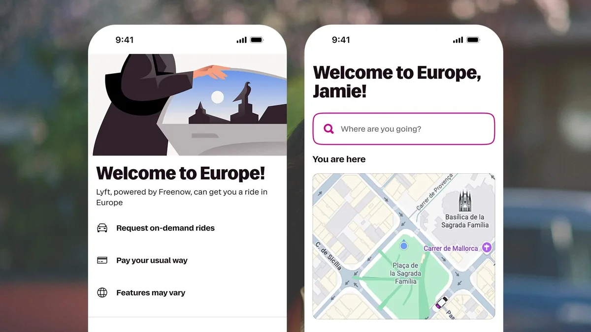 Lyft app now available in Europe for North American riders